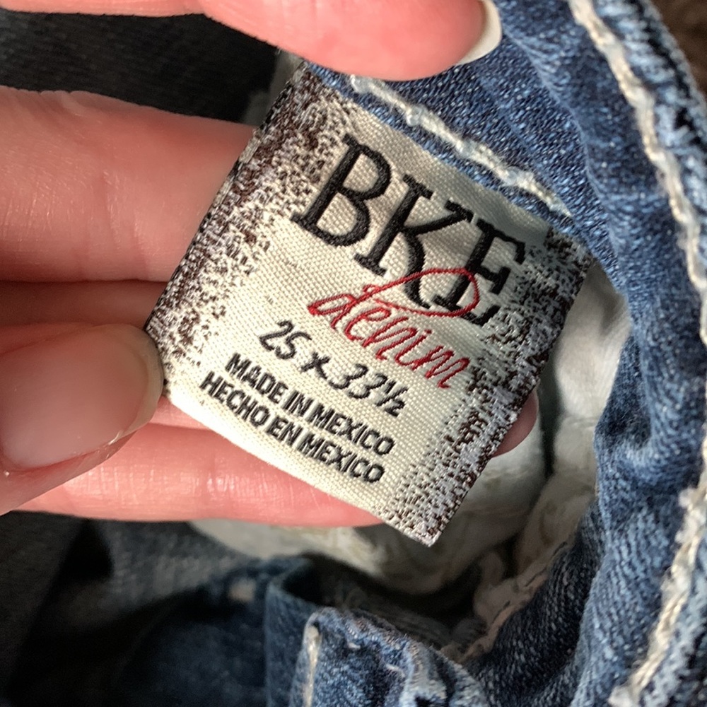 BKE Denim Flare size 25 long - Picture 5 of 5
